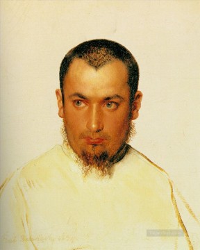 ポール・ドラローシュ Painting - カモルディーヌ修道士の頭 1834 ヒポリット・ドラローシュ